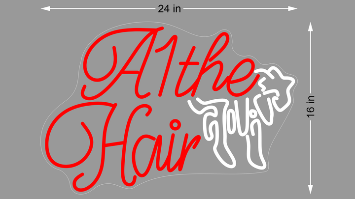 LED neon acrylic for Quintoria