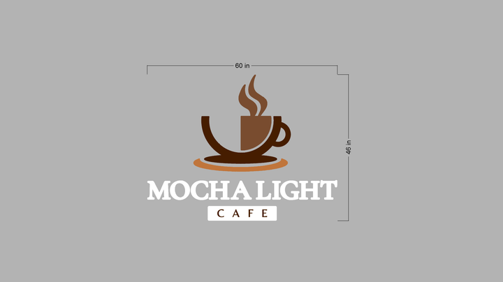 Business Signs for Mochalight Cafe