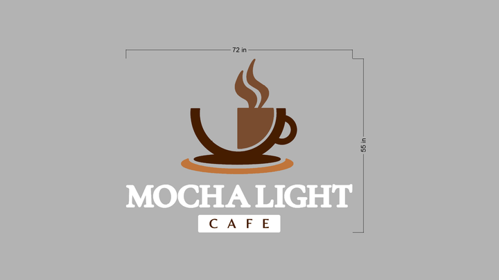 Business Signs for Mochalight Cafe