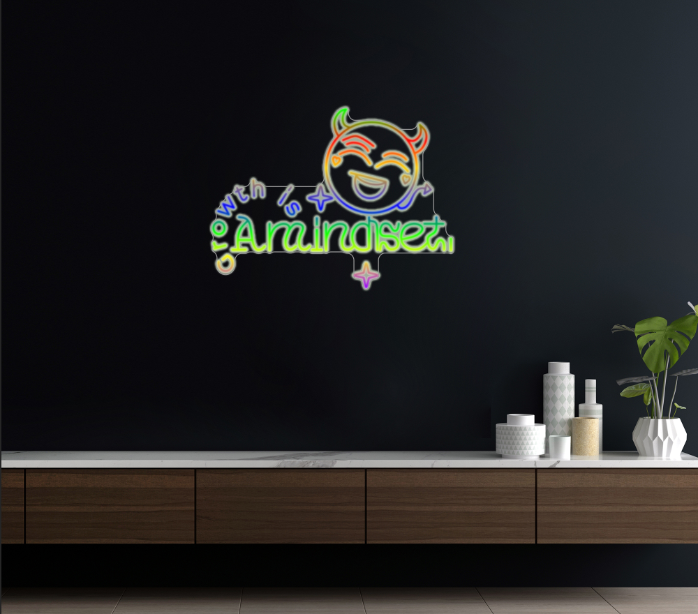 LED neon sign for Sierra Green