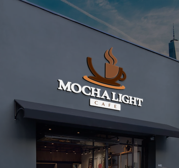 Business Signs for Mochalight Cafe