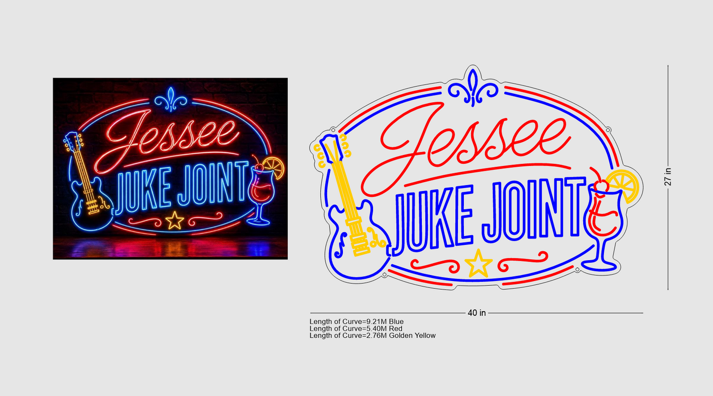 Custom Neon Sign For Mike