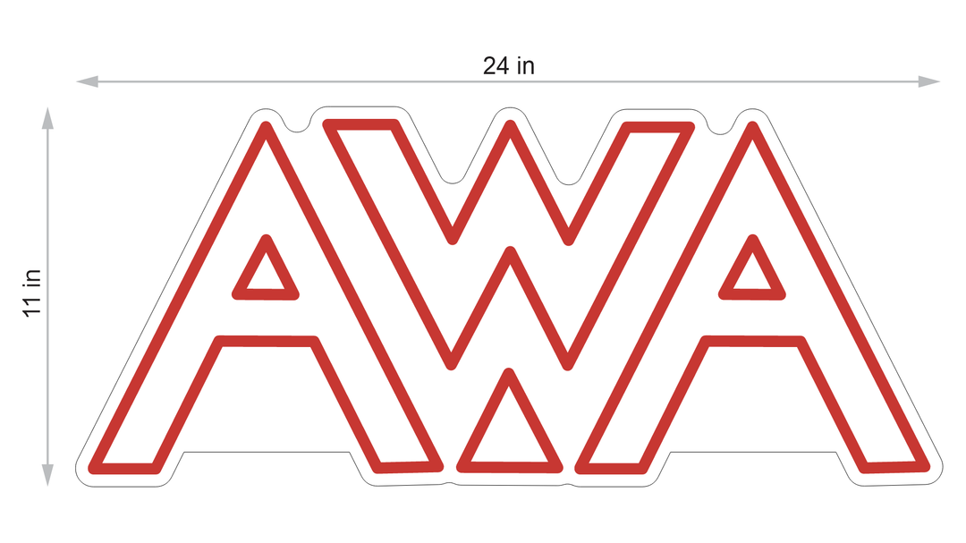 LED neon sign for Mike Tjaden