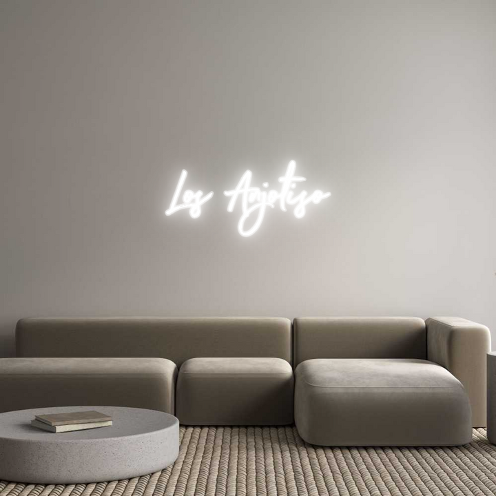 Customized Neon Sign: Los Anjotiso
