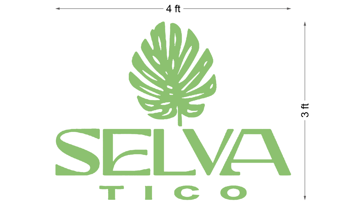 3D Metal non lit signs for Selvatico