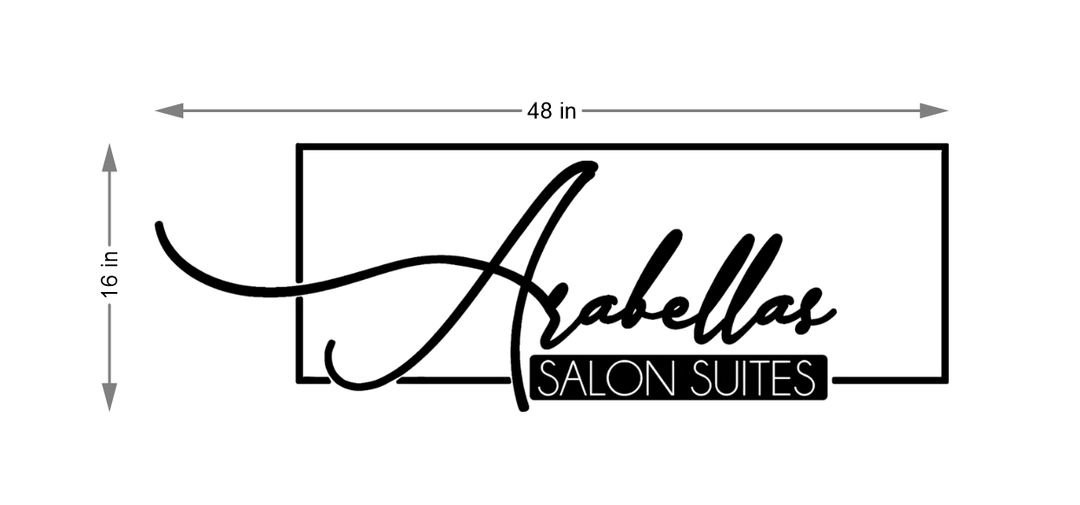 10mm acrylic sign for Alexus Monique Golden