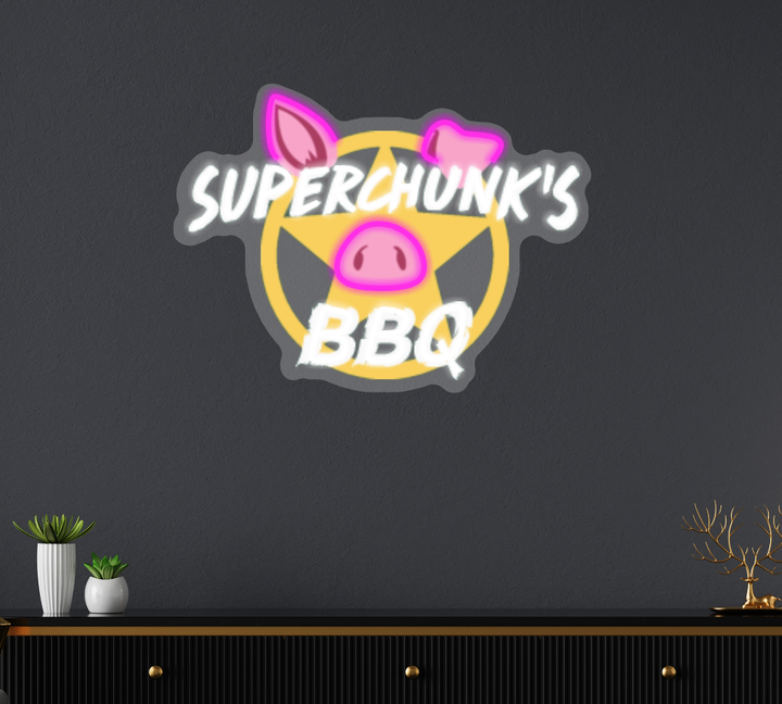 LED neon sign for Daniel Shivers