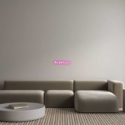 Customized Neon Sign: moruu