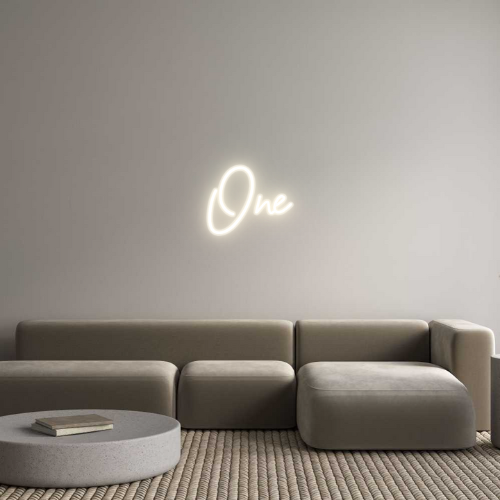 Customized Neon Sign: One