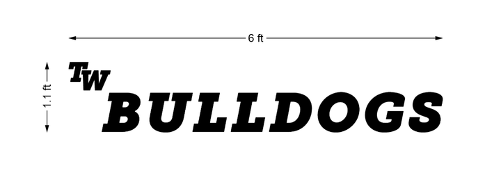 3D Metal Backlit sign for Dakota Caldwell