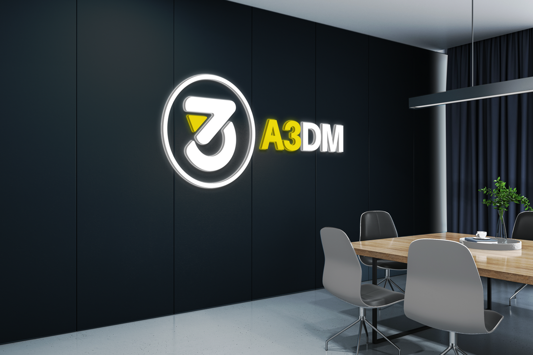 3D Metal Back-lit Sign For Anthony Santangelo