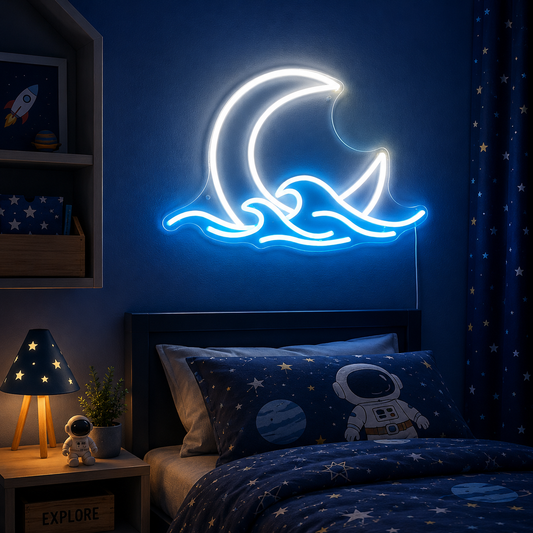Cozy Mother & Child Bedroom Neon Sign