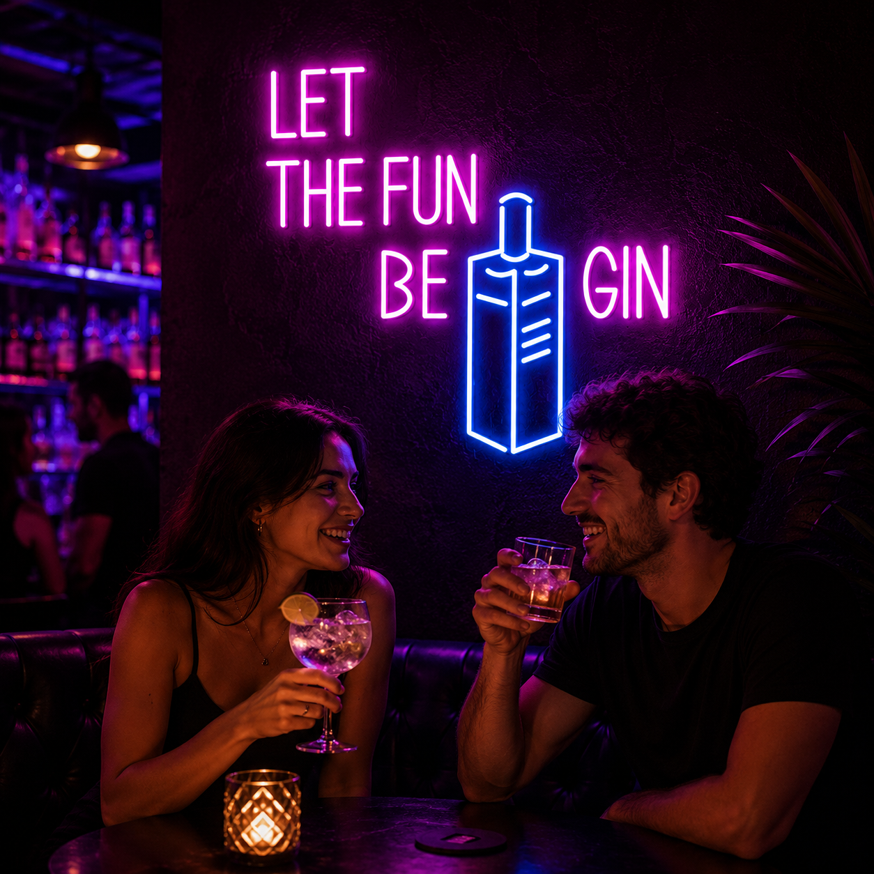 Let the Fun Begin Neon Sign Bar & Club Wall Décor