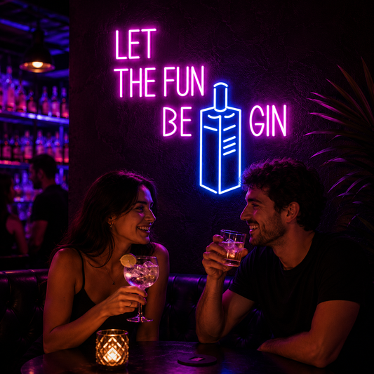 Let the Fun Begin Neon Sign Bar & Club Wall Décor