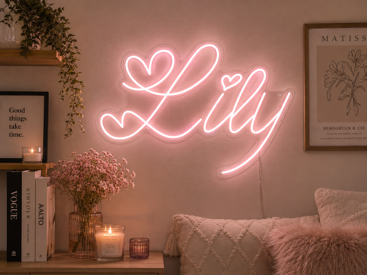 Custom Neon sign for Aliza Ganz