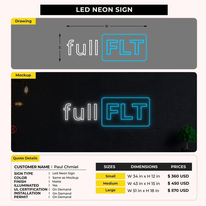 Custom Signs for Paul Chmiel