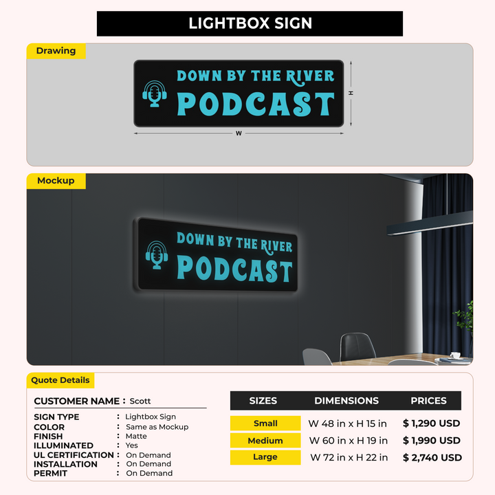 Custom Signs For Scott