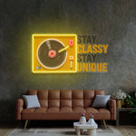 Motivational phrase LED neon sign for bedroom or office by Neon.Shop
