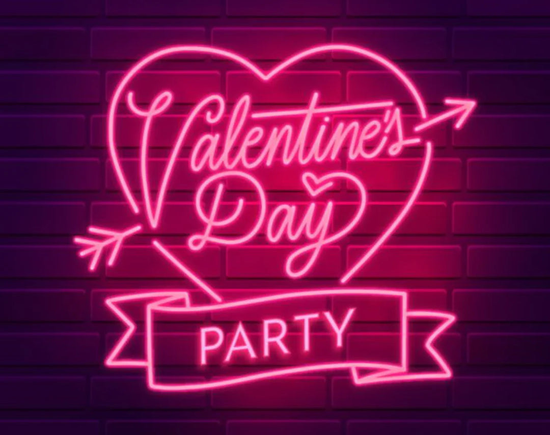 Valentine's Day Party Neon Sign by manhattanneons.com – Light up your love celebration with neon vibes.